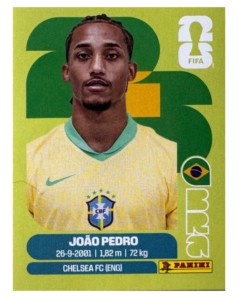 Panini FIFA WM 2026 United - BRA 16 - João Pedro