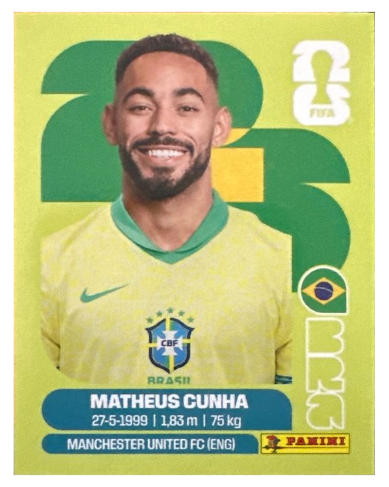 Panini FIFA WM 2026 United - BRA 17 - Matheus Cunha