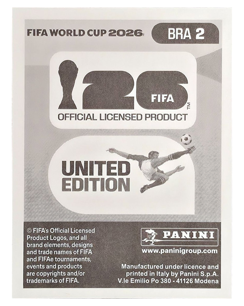Panini FIFA WM 2026 United - BRA 2 - Alisson