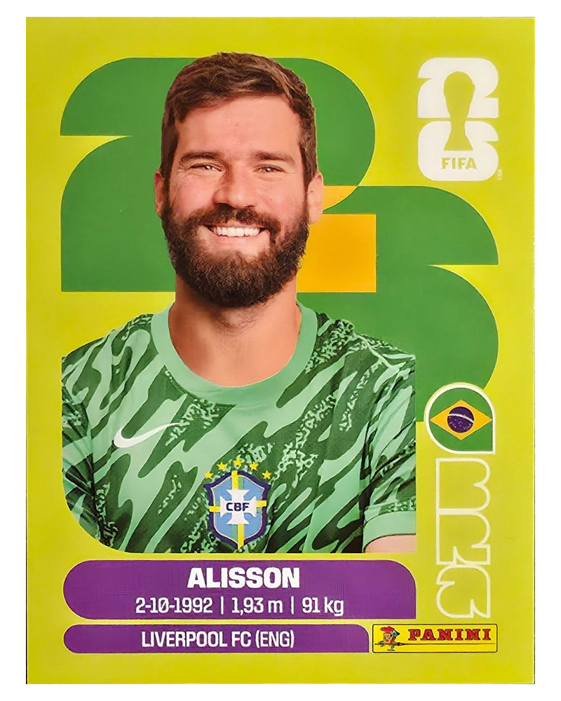 Panini FIFA WM 2026 United - BRA 2 - Alisson