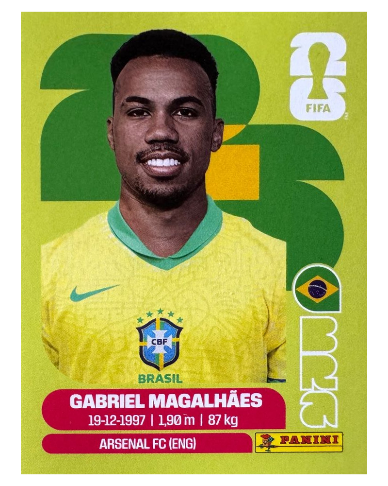 Panini FIFA WM 2026 United - BRA 6 - Gabriel Magalhães