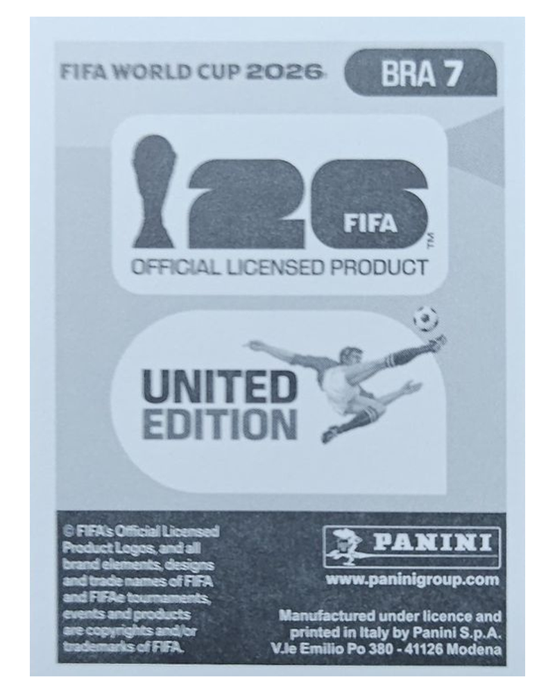 Panini FIFA WM 2026 United - BRA 7 - Danilo