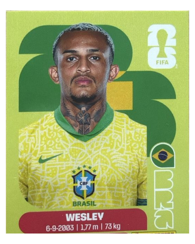Panini FIFA WM 2026 United - BRA 8 - Wesley