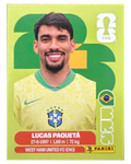 Panini FIFA WM 2026 United - BRA 9 - Lucas Paquetá