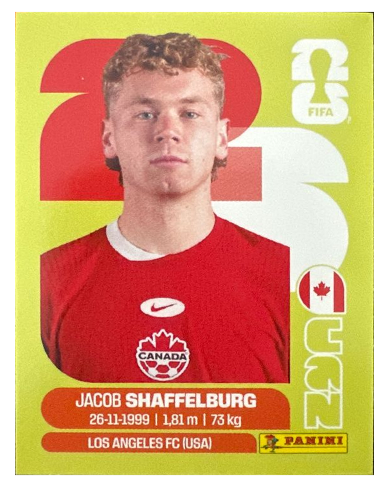 Panini FIFA WM 2026 United - CAN 14 - Jacob Shaffelburg