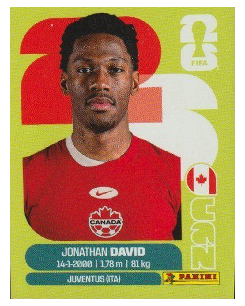 Panini FIFA WM 2026 United - CAN 20 - Jonathan David