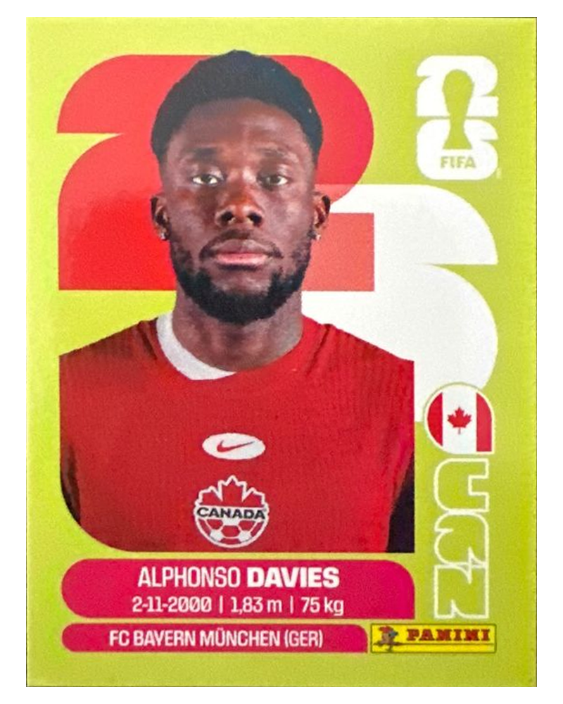 Panini FIFA WM 2026 United - CAN 3 - Alphonso Davies