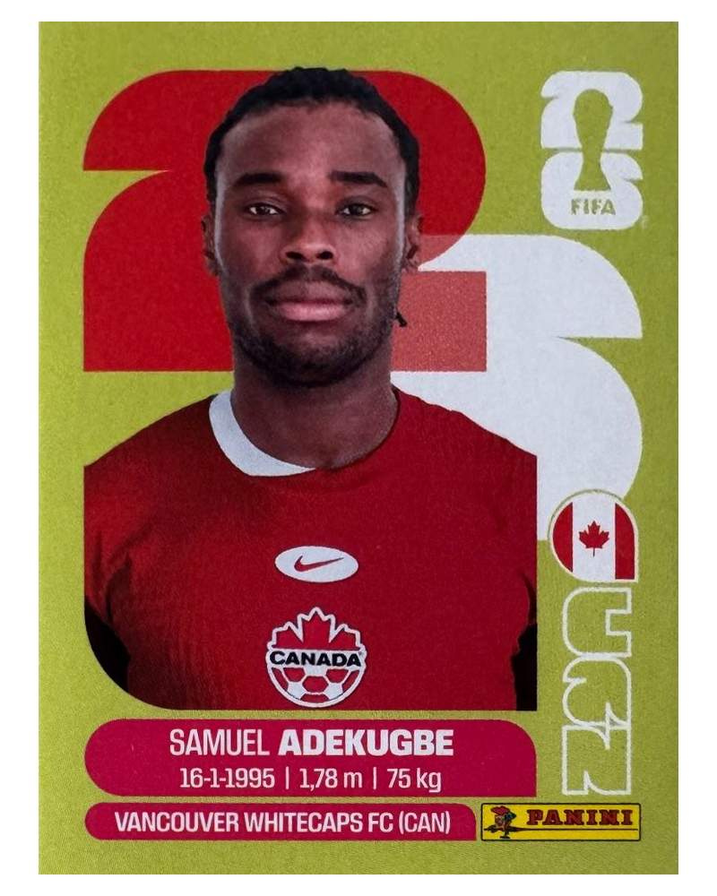 Panini FIFA WM 2026 United - CAN 5 - Samuel Adekugbe