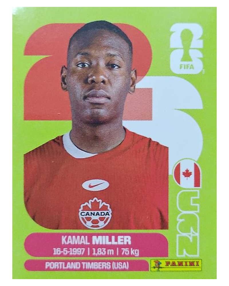 Panini FIFA WM 2026 United - CAN 9 - Kamal Miller