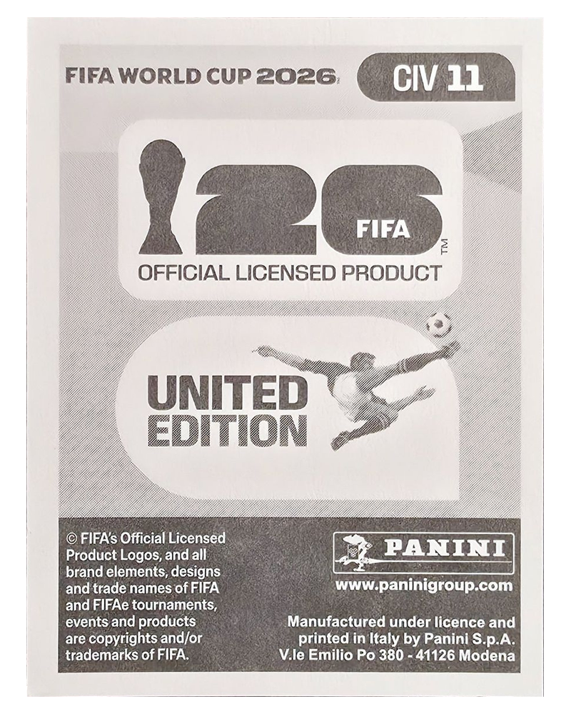 Panini FIFA WM 2026 United - CIV 11 - Seko Fofana