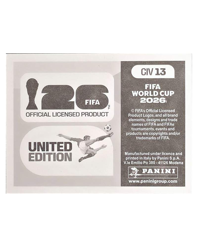 Panini FIFA WM 2026 United - CIV 13 - Team Photo