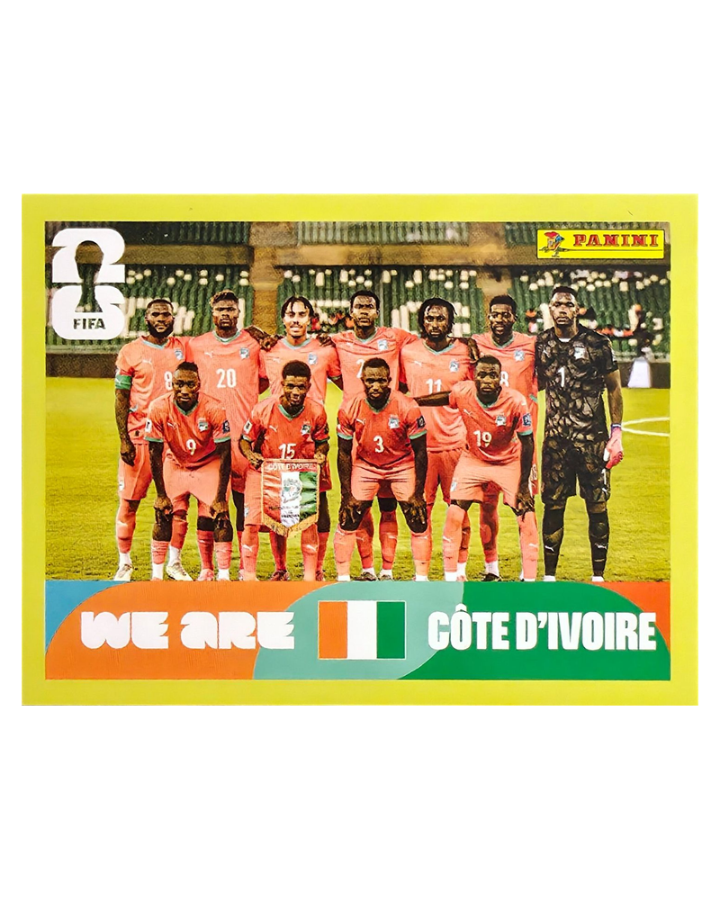 Panini FIFA WM 2026 United - CIV 13 - Team Photo