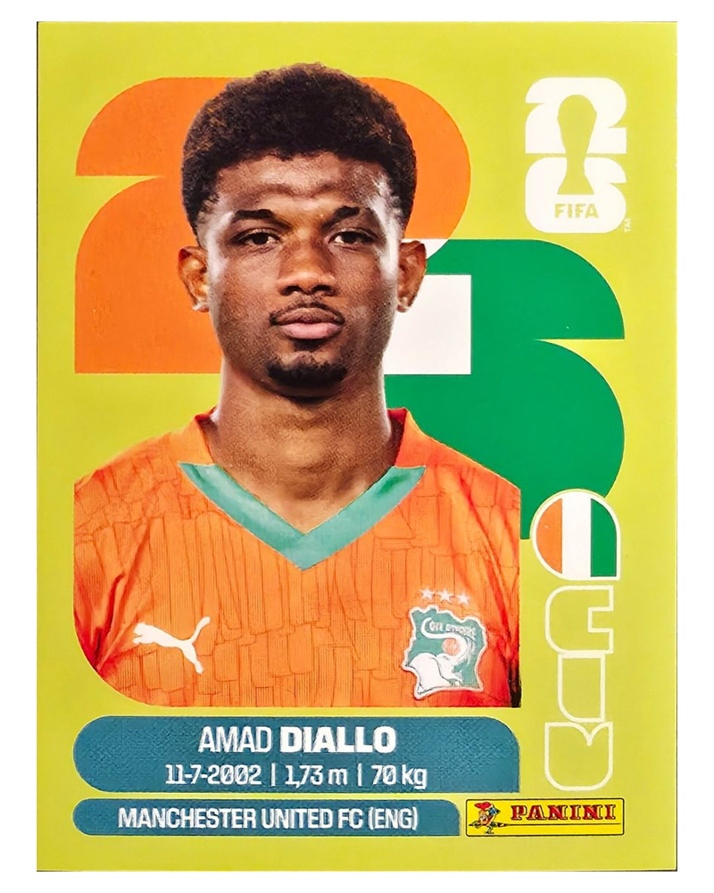 Panini FIFA WM 2026 United - CIV 15 - Amad Diallo