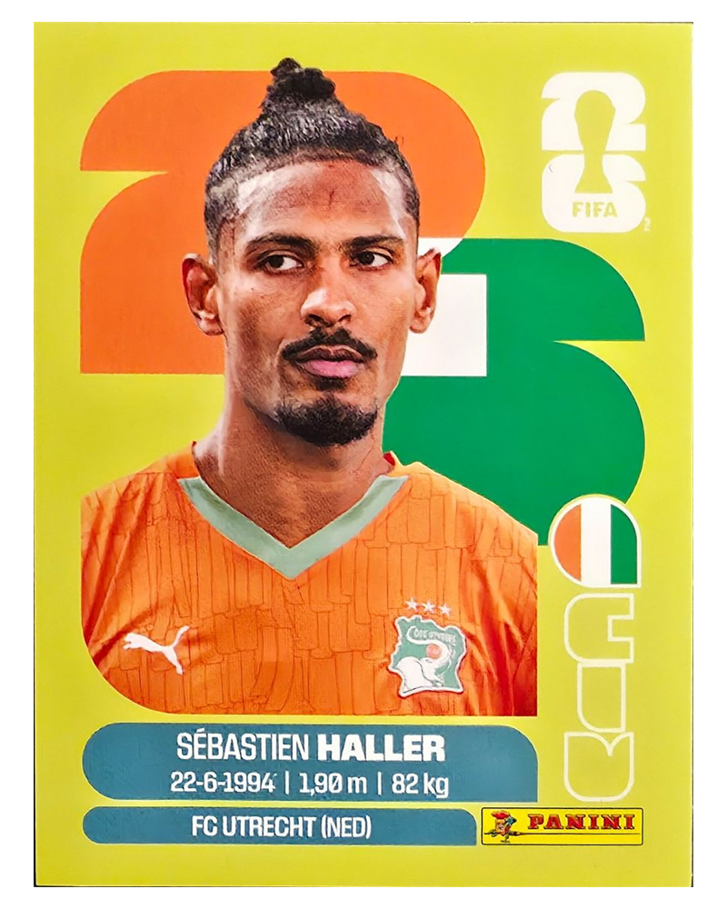 Panini FIFA WM 2026 United - CIV 16 - Sébastien Haller