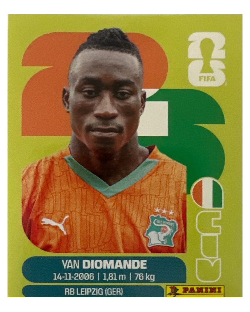 Panini FIFA WM 2026 United - CIV 18 - Yan Diomande