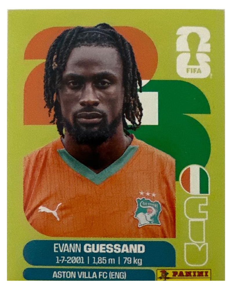 Panini FIFA WM 2026 United - CIV 19 - Evann Guessand