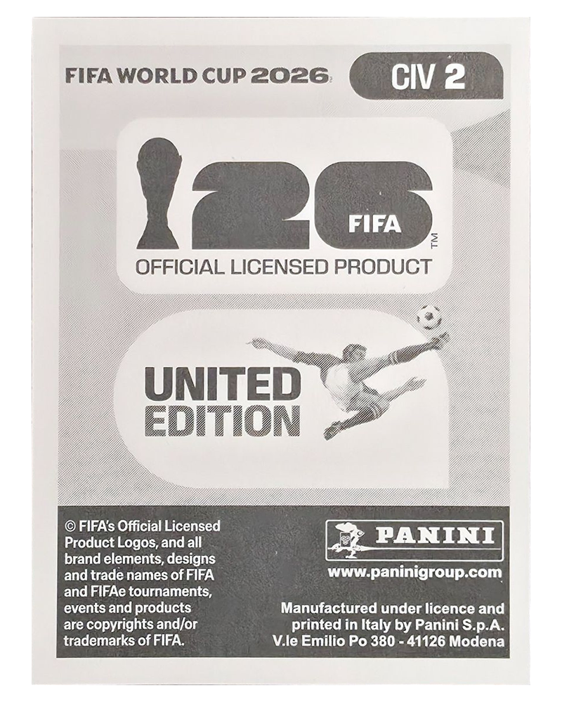 Panini FIFA WM 2026 United - CIV 2 - Yahia Fofana