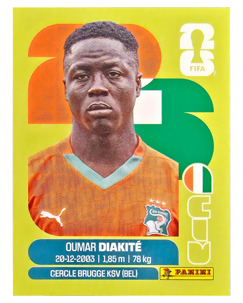 Panini FIFA WM 2026 United - CIV 20 - Oumar Diakite