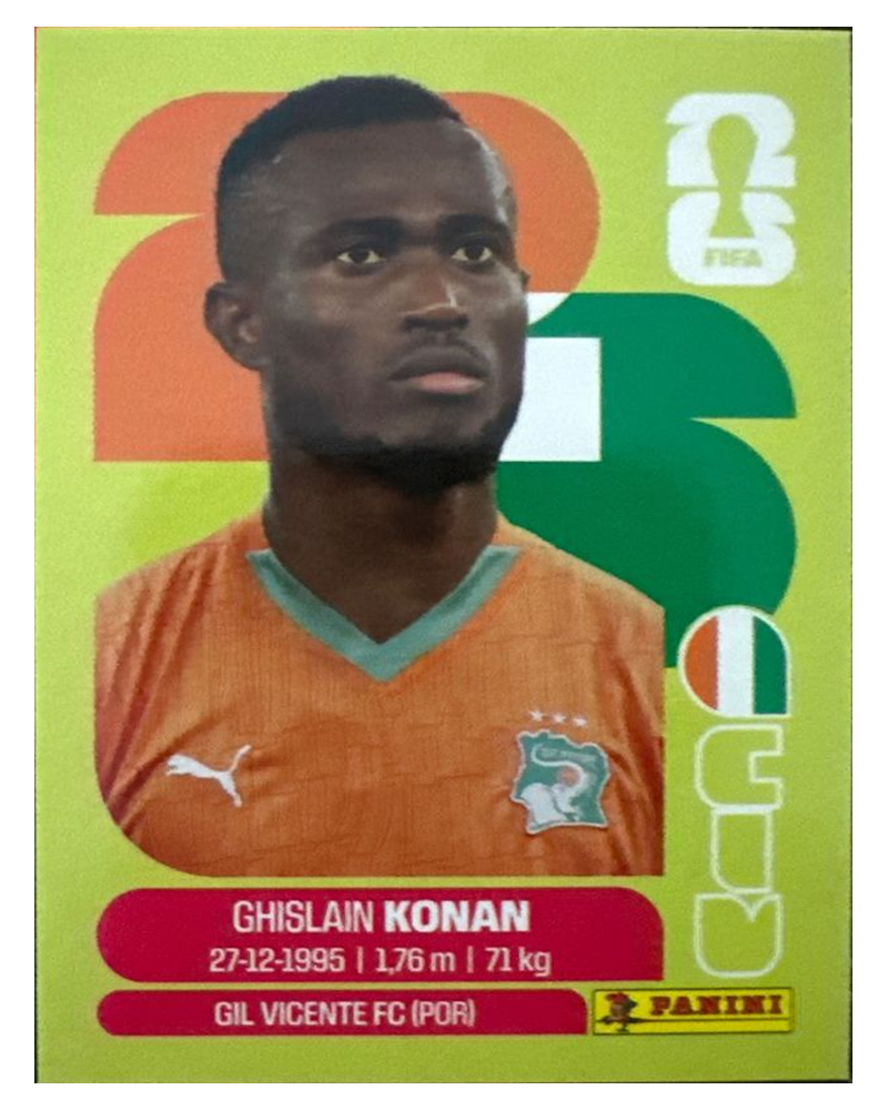 Panini FIFA WM 2026 United - CIV 3 - Ghislain Konan