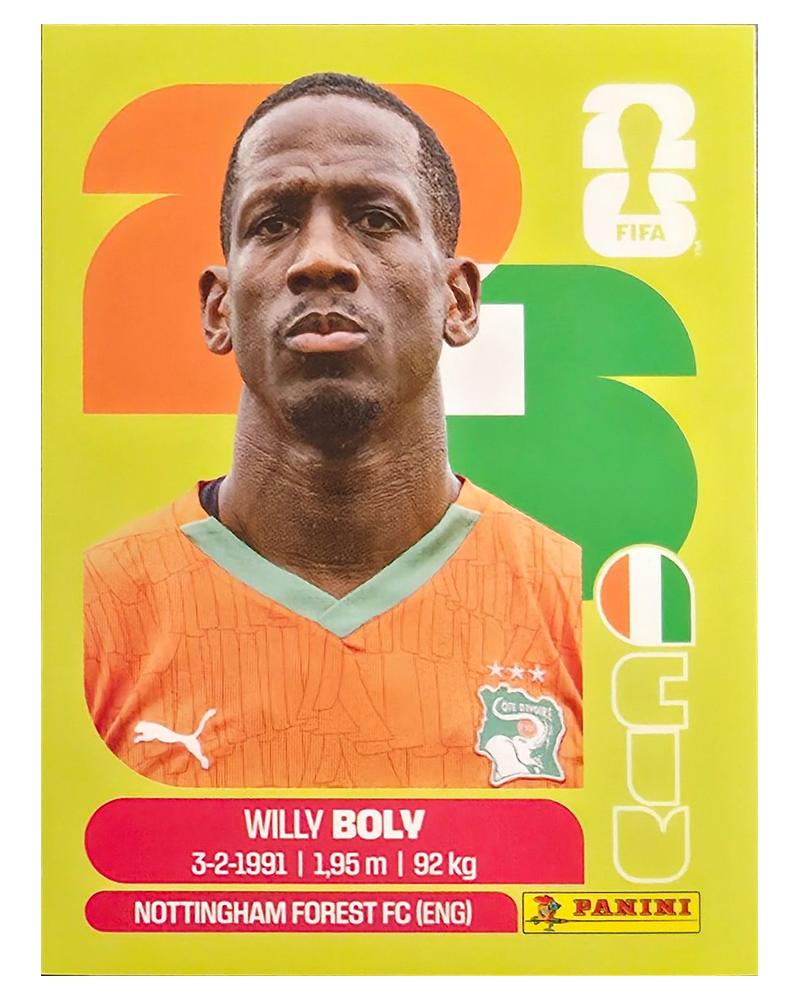 Panini FIFA WM 2026 United - CIV 7 - Willy Boly