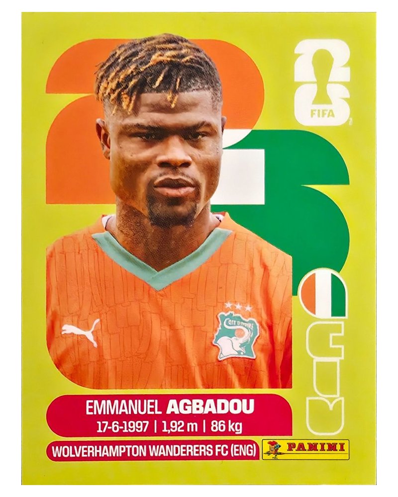 Panini FIFA WM 2026 United - CIV 8 - Emmanuel Agbadou