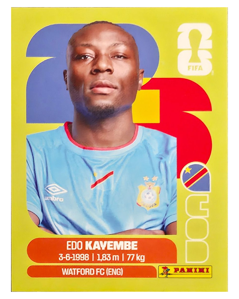 Panini FIFA WM 2026 United - COD 10 - Edo Kayembe