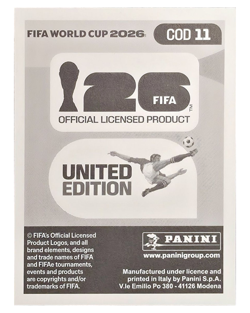 Panini FIFA WM 2026 United - COD 11 - Samuel Moutoussamy