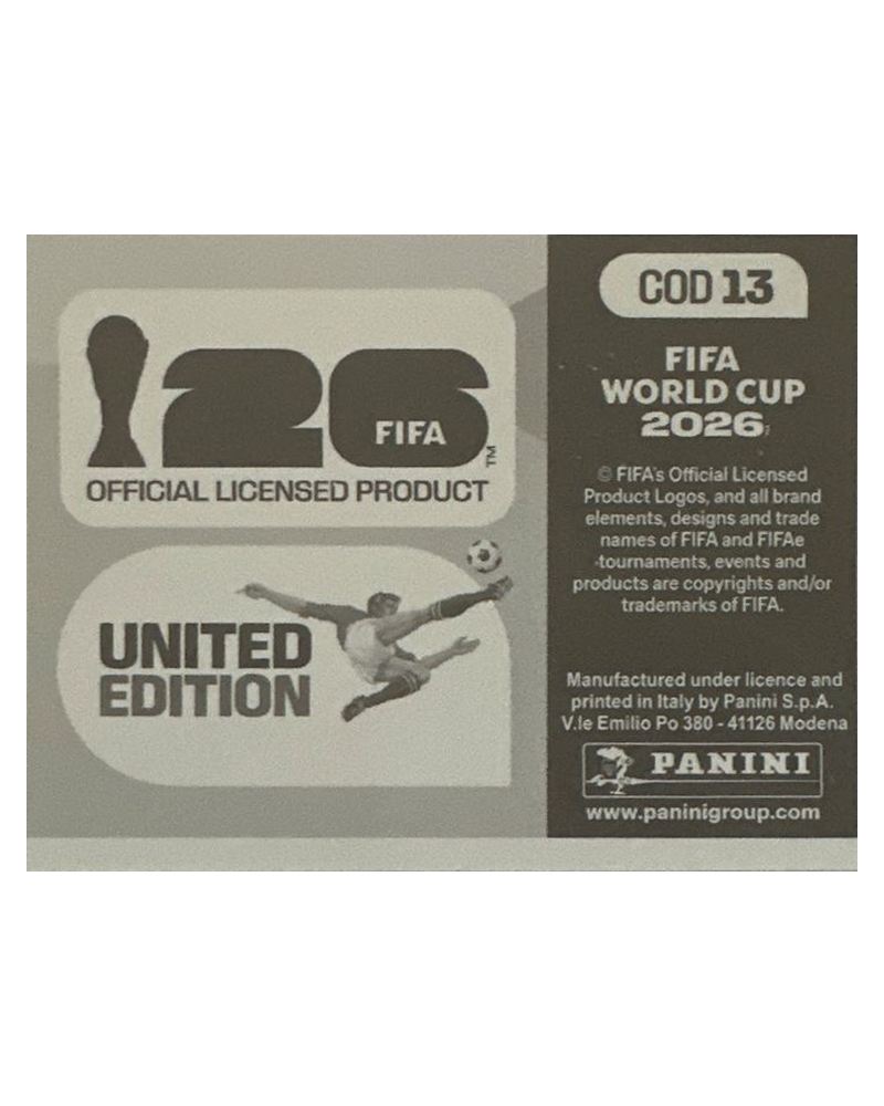 Panini FIFA WM 2026 United - COD 13 - Team Photo