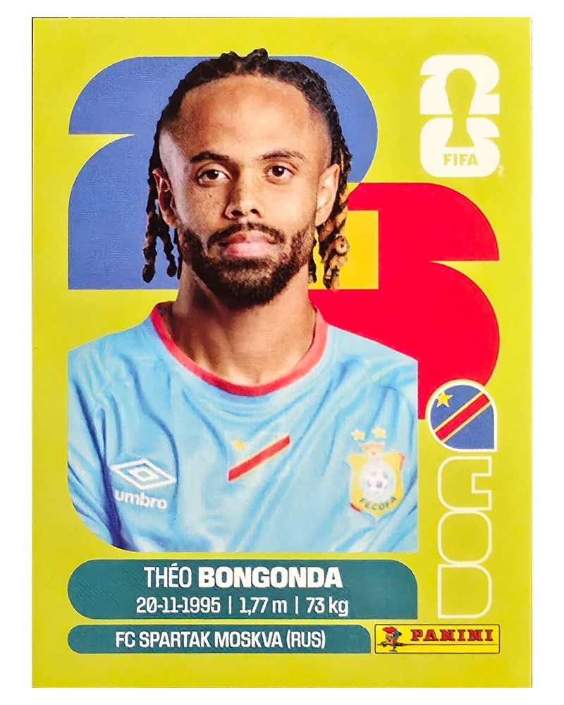 Panini FIFA WM 2026 United - COD 14 - Théo Bongonda