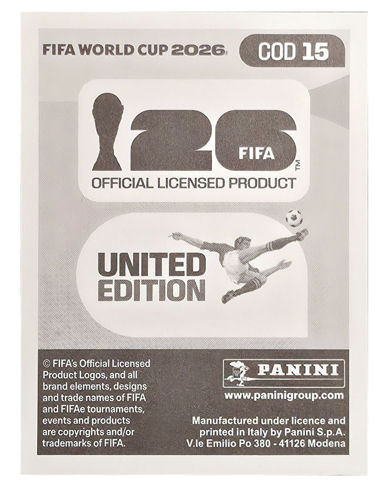 Panini FIFA WM 2026 United - COD 15 - Meschak Elia