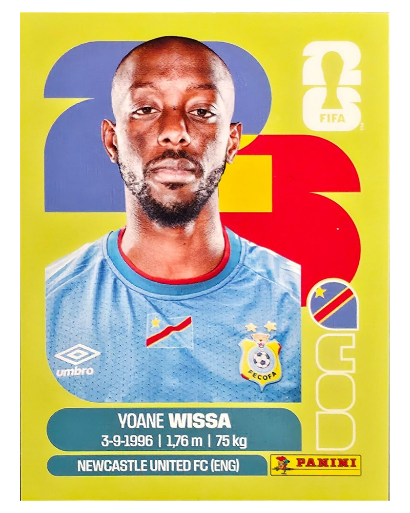 Panini FIFA WM 2026 United - COD 16 - Yoane Wissa