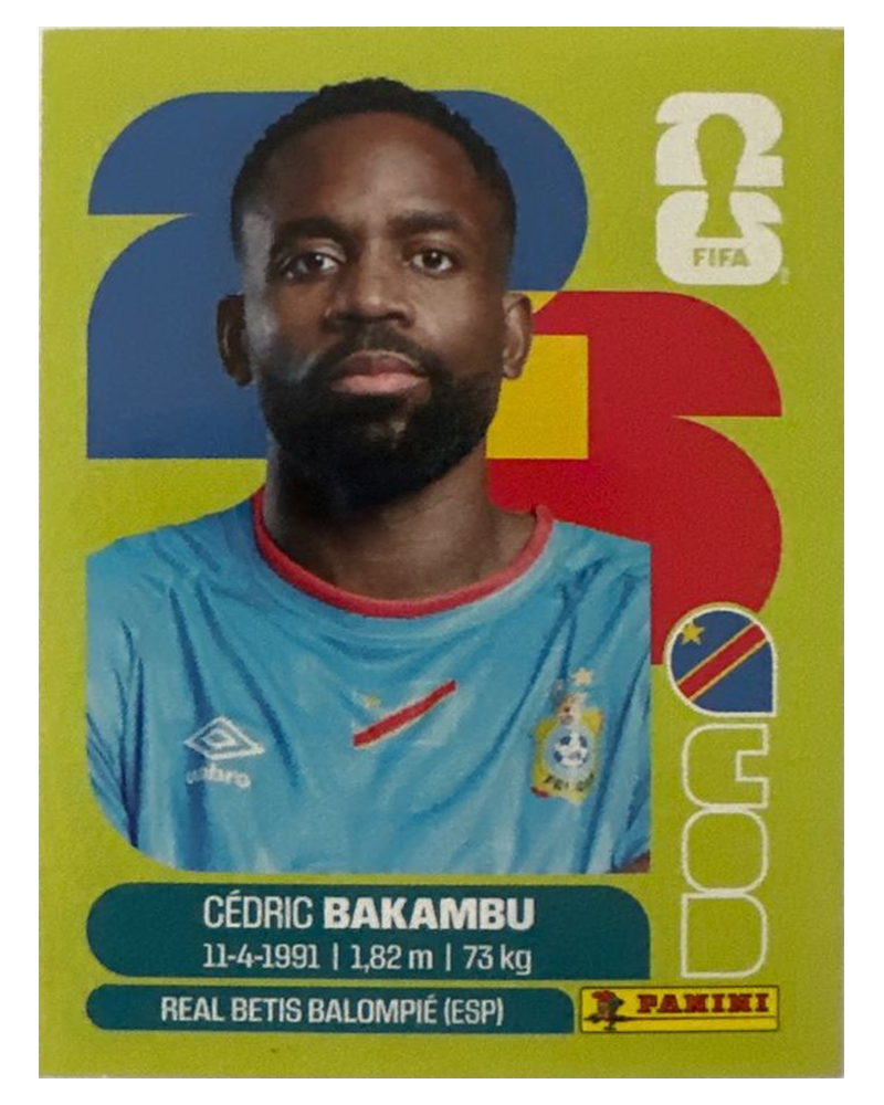 Panini FIFA WM 2026 United - COD 19 - Cédric Bakambu