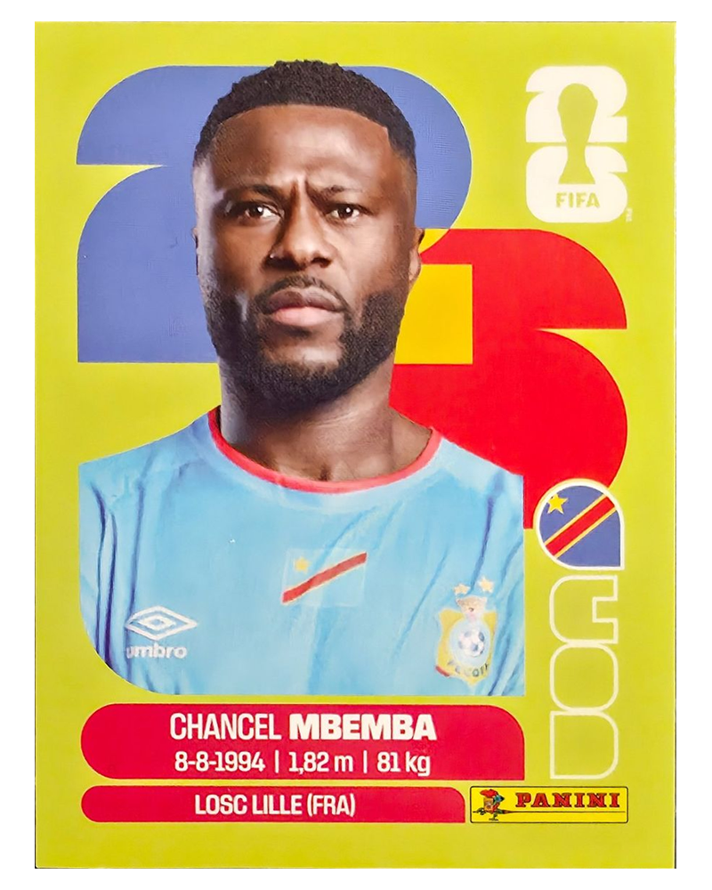 Panini FIFA WM 2026 United - COD 6 - Chancel Mbemba