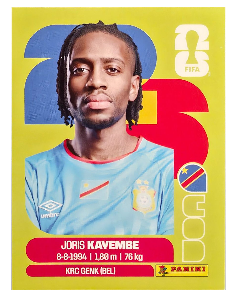 Panini FIFA WM 2026 United - COD 7 - Joris Kayembe