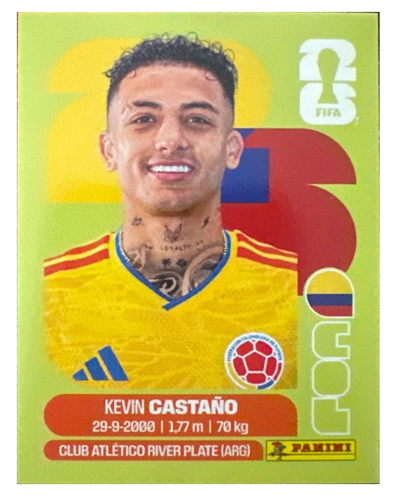 Panini FIFA WM 2026 United - COL 11 - Kevin Castaño