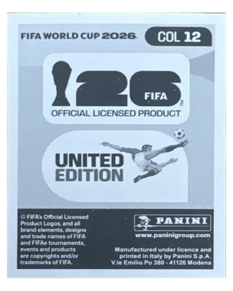 Panini FIFA WM 2026 United - COL 12 - Richard Rios