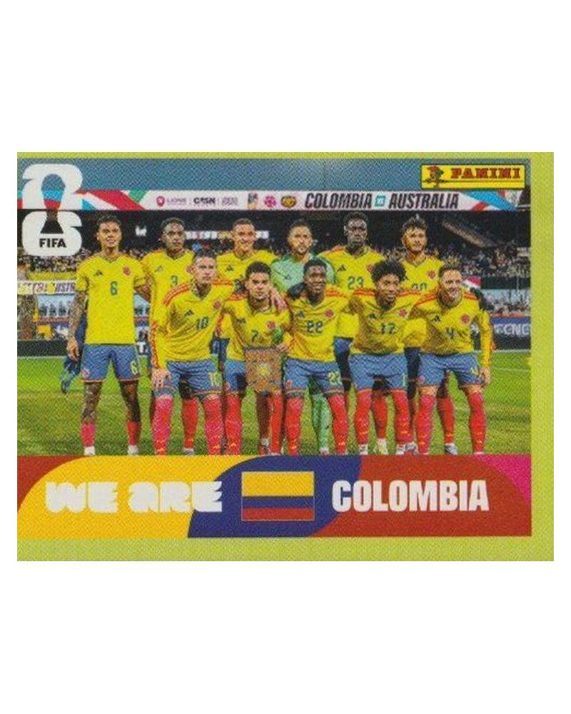 Panini FIFA WM 2026 United - COL 13 - Team Photo
