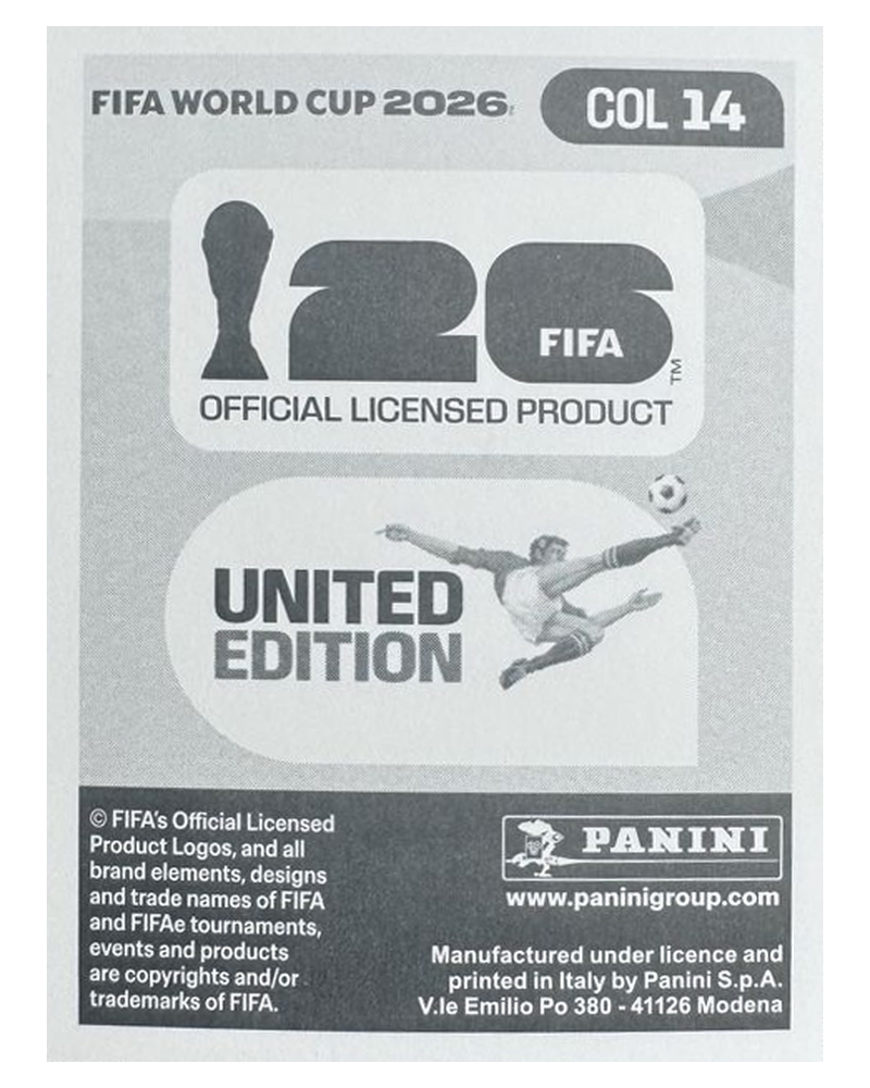Panini FIFA WM 2026 United - COL 14 - James Rodriguez