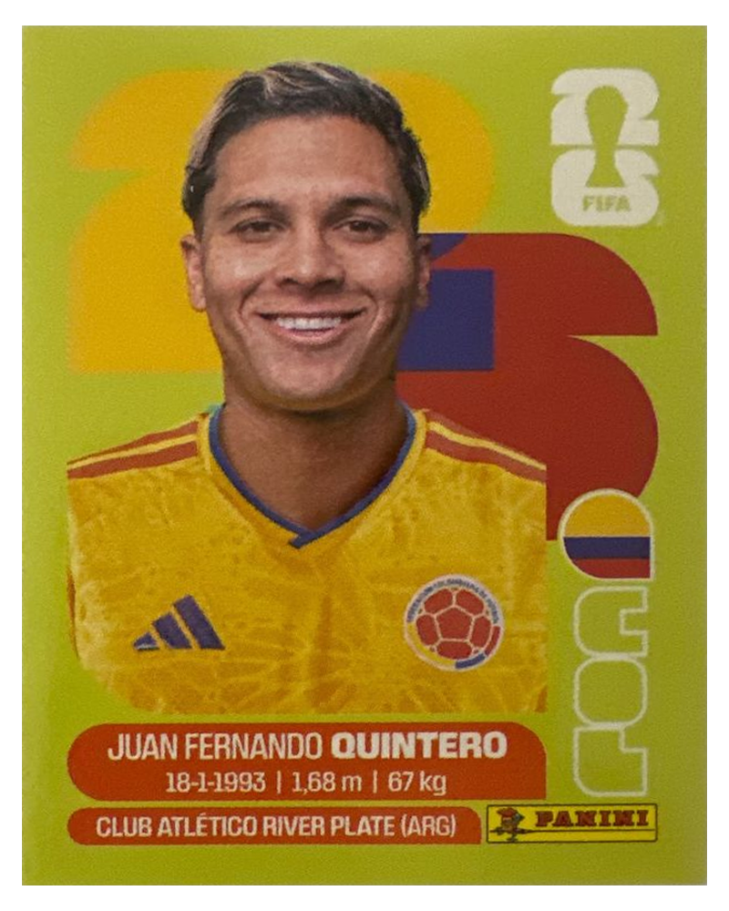 Panini FIFA WM 2026 United - COL 15 - Juan Fernando Quintero