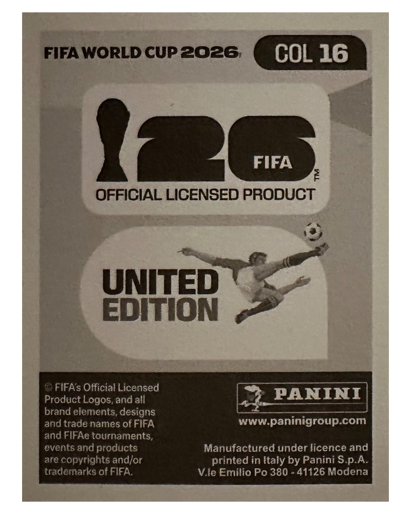 Panini FIFA WM 2026 United - COL 16 - Jorge Carrascal