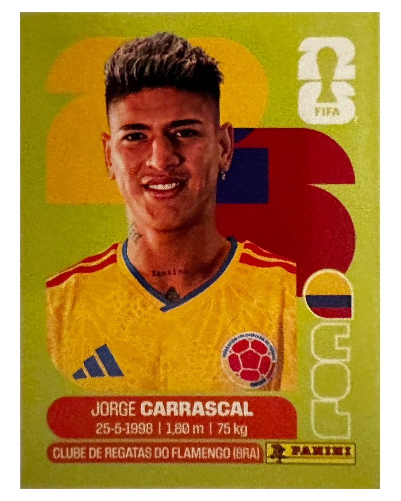 Panini FIFA WM 2026 United - COL 16 - Jorge Carrascal