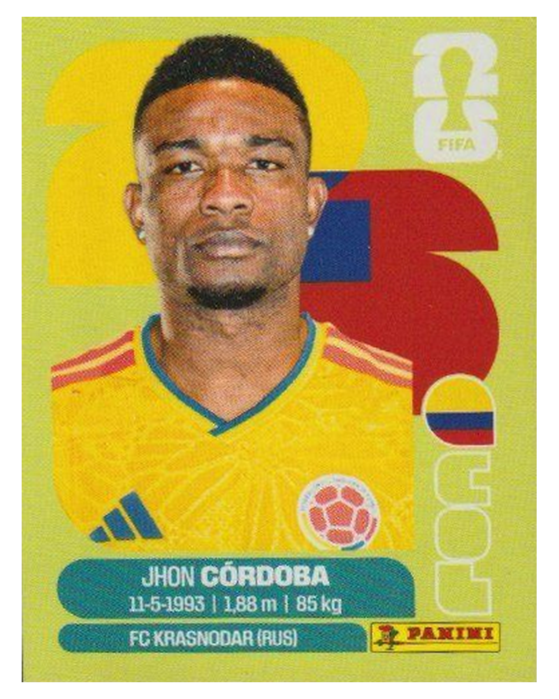 Panini FIFA WM 2026 United - COL 18 - Jhon Cordova