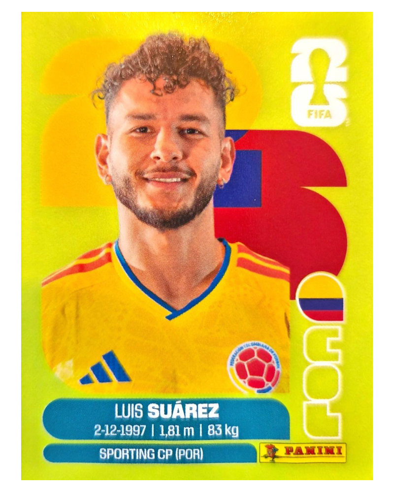 Panini FIFA WM 2026 United - COL 19 - Luis Suarez