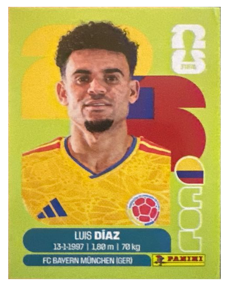 Panini FIFA WM 2026 United - COL 20 - Luis Diaz