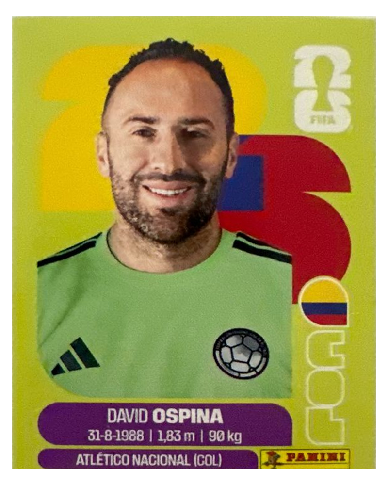 Panini FIFA WM 2026 United - COL 3 - David Ospina