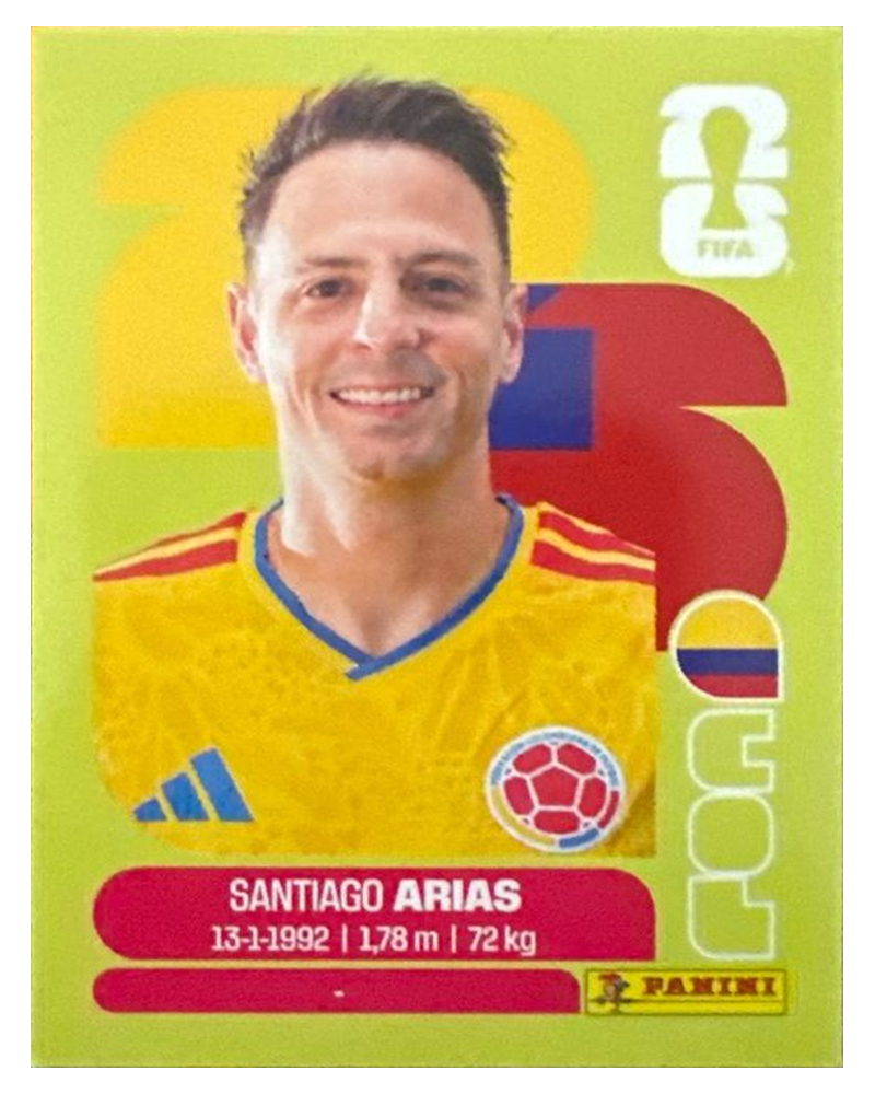 Panini FIFA WM 2026 United - COL 9 - Santiago Arias
