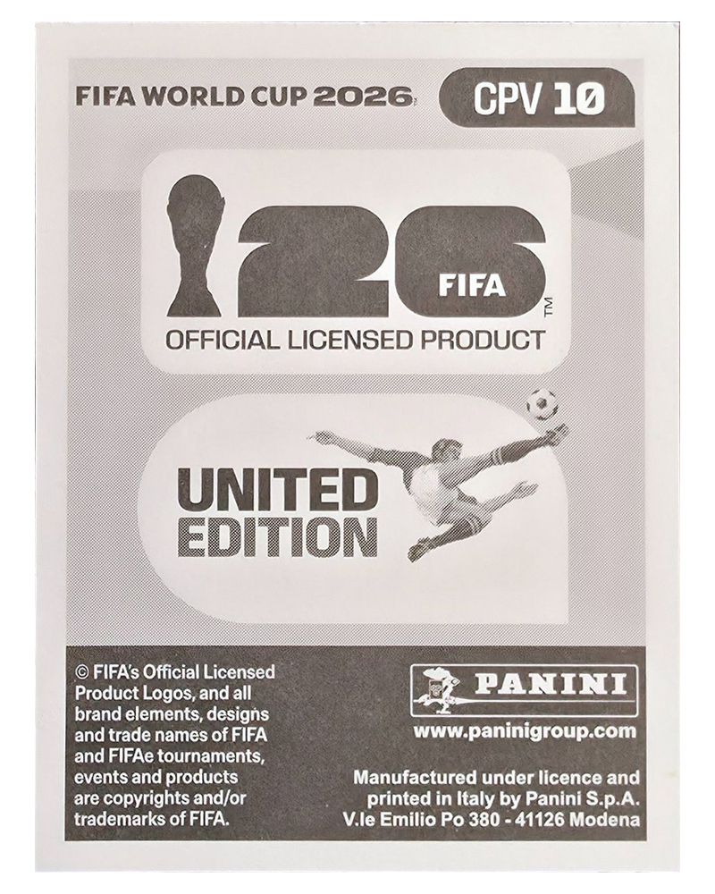 Panini FIFA WM 2026 United - CPV 10 - Kevin Pina