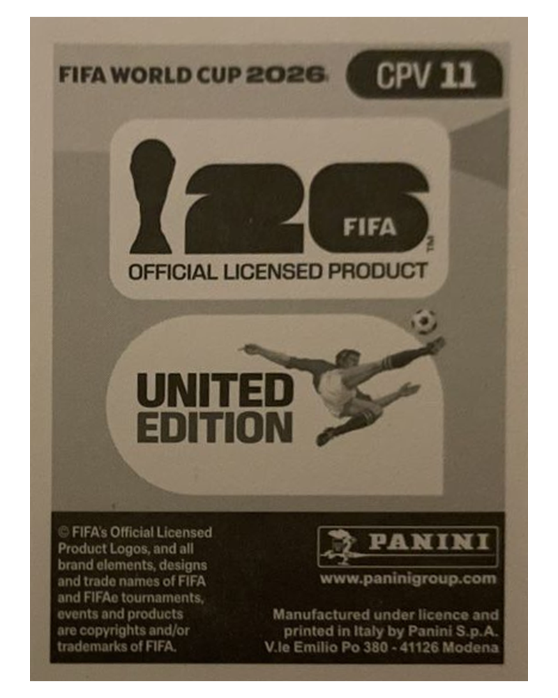 Panini FIFA WM 2026 United - CPV 11 - Patrick Andrade