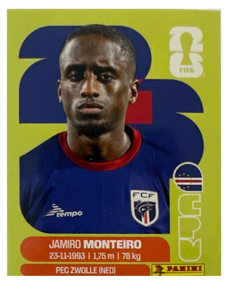 Panini FIFA WM 2026 United - CPV 12 - Jamiro Monteiro