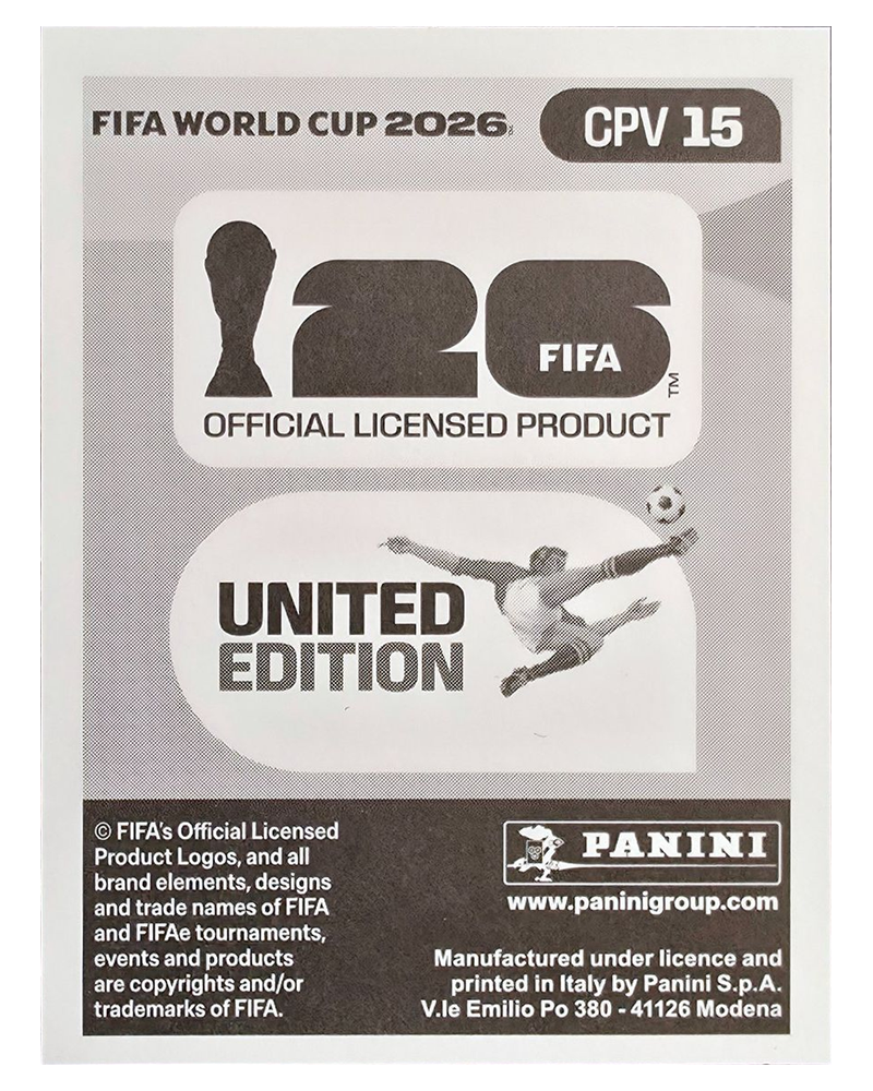 Panini FIFA WM 2026 United - CPV 15 - Garry Rodrigues